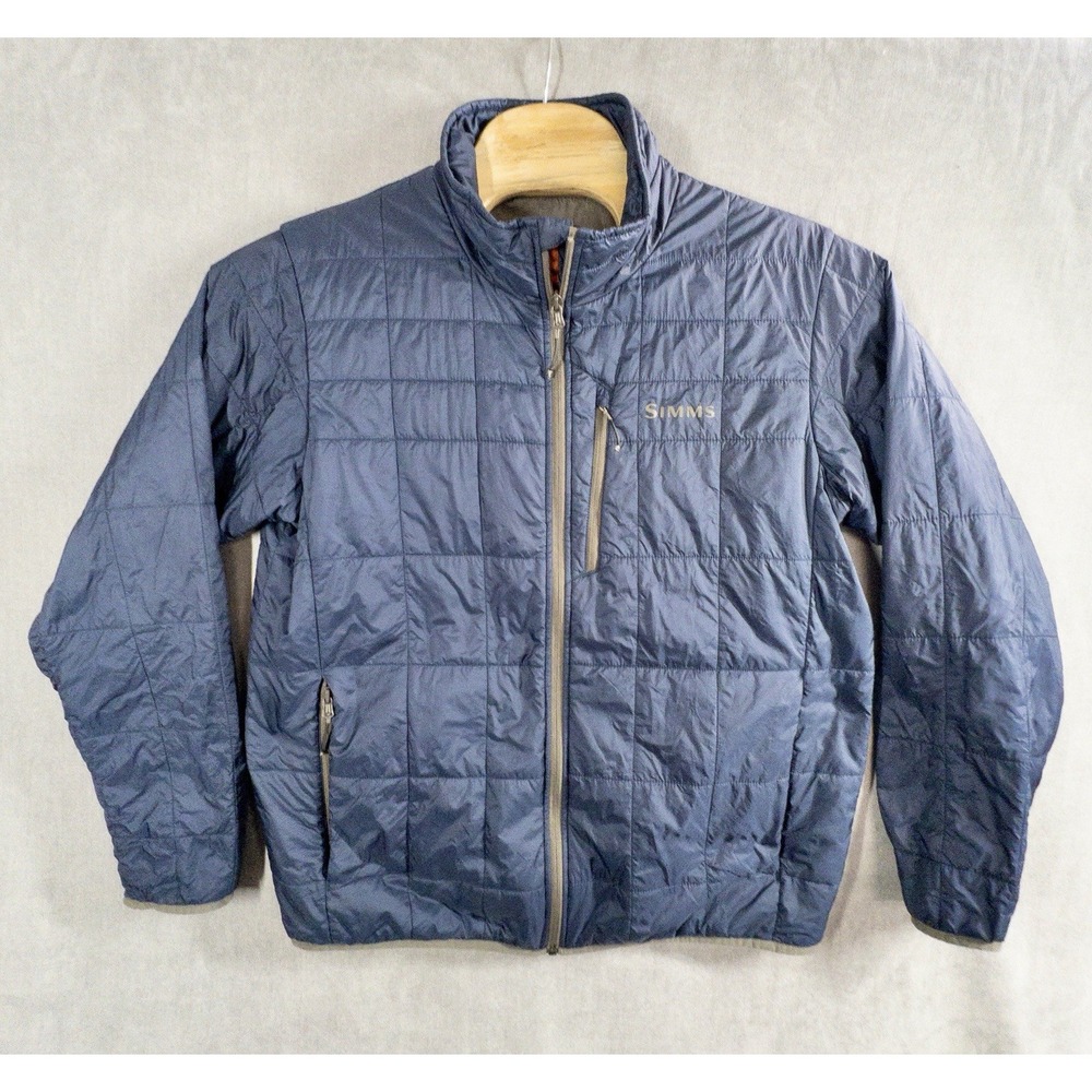Simms Fishing Primaloft Soft Shell Jacket Mens L Full Zip Gorpcore Outdoors